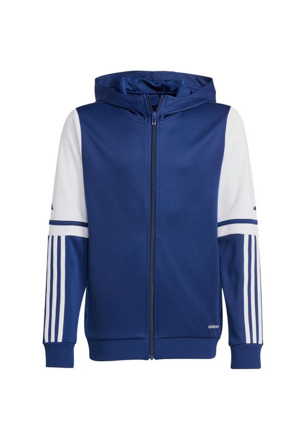 Adidas - Bluza dla dzieci adidas Squadra 25 Hoody. Kolor: biały, niebieski, wielokolorowy. Sport: fitness