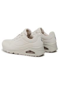 skechers - Skechers Sneakersy Uno Stand On Air 3690/OFWT Écru. Materiał: skóra #5