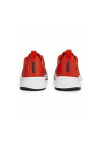 Buty do chodzenia damskie Puma Flyer Runner Jr. Zapięcie: sznurówki. Kolor: czerwony, wielokolorowy, czarny. Materiał: guma, tkanina. Szerokość cholewki: normalna. Sport: turystyka piesza