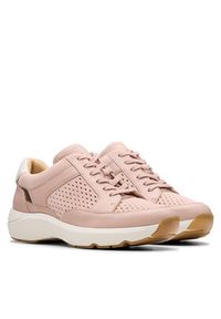 Clarks Sneakersy Tivoli Walk 26181465 Różowy. Kolor: różowy. Materiał: skóra #4