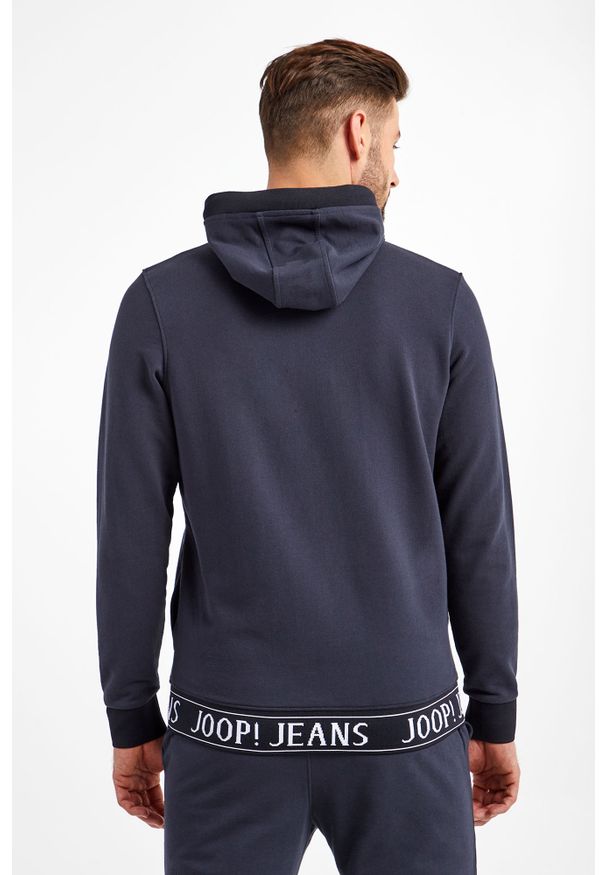 JOOP! Jeans - BLUZA JOOP! JEANS. Typ kołnierza: kaptur. Materiał: jeans. Wzór: haft