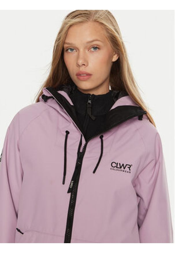 Colourwear Kurtka narciarska 7010319 Fioletowy Regular Fit. Kolor: fioletowy. Materiał: syntetyk. Sport: narciarstwo