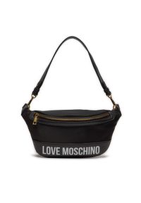 Love Moschino - LOVE MOSCHINO Saszetka nerka JC4253PP0IKE100A Czarny. Kolor: czarny. Materiał: skóra #1