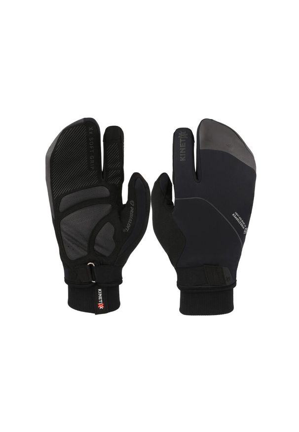 Rękawiczki rowerowe zimowe unisex KINETIXX Luzan black. Kolor: czarny. Sezon: zima