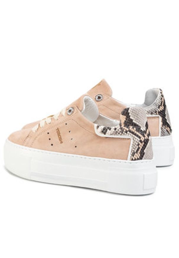 Togoshi Sneakersy TG-13-04-000224 Brązowy. Kolor: brązowy. Materiał: zamsz, skóra