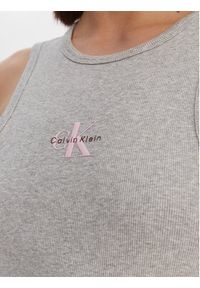 Calvin Klein Jeans Sukienka codzienna Monologo Baby LV047F242G Szary Slim Fit. Okazja: na co dzień. Kolor: szary. Materiał: bawełna. Typ sukienki: proste. Styl: casual #5