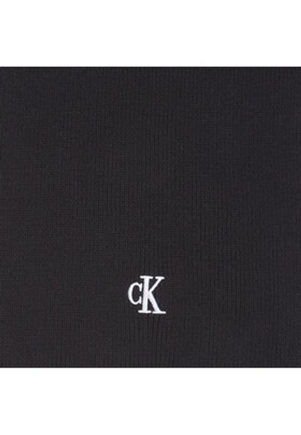 Calvin Klein Jeans Szalik Archive Logo Scarf K60K611265 Czarny. Kolor: czarny. Materiał: syntetyk, wiskoza