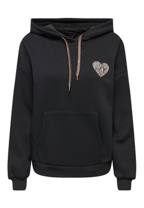 only - ONLY Bluza Daze 15347802 Czarny Regular Fit. Kolor: czarny. Materiał: bawełna