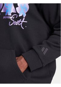 Adidas - adidas Bluza Jeremy Scott Pride JW1615 Czarny Oversize. Kolor: czarny. Materiał: bawełna #3