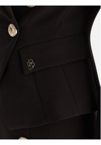 Babylon Marynarka S00779 Czarny Slim Fit. Kolor: czarny. Materiał: syntetyk #4