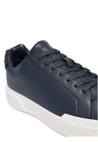 Calvin Klein Sneakersy Chunky Cupsole Laceup Lth Bt Aop HM0HM02070 Granatowy. Kolor: niebieski. Materiał: skóra #2