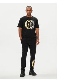 Just Cavalli T-Shirt 76OAHG05 Czarny Regular Fit. Kolor: czarny. Materiał: bawełna #5