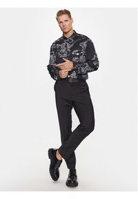 Versace Jeans Couture Koszula 75GAL2R0 Czarny Regular Fit. Kolor: czarny. Materiał: bawełna #5
