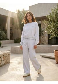 Sinsay - Bluza crewneck z haftem - Inny. Wzór: haft #1