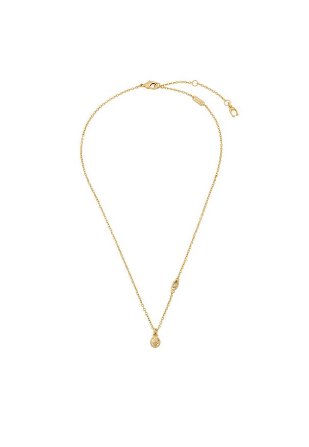 Naszyjnik Coach. Materiał: złote. Kolor: złoty