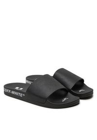 OFF-WHITE - Off-White Klapki OMIC001S22MAT0011001 Czarny. Kolor: czarny #4