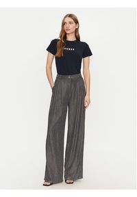 Guess Jeans T-Shirt W5RI54 J1314 Granatowy Regular Fit. Kolor: niebieski. Materiał: bawełna