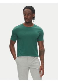 Lindbergh T-Shirt 30-400200B Zielony Relaxed Fit. Kolor: zielony. Materiał: bawełna