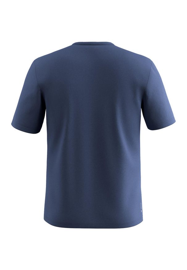 Salewa - Koszulka trekkingowa męska Solidlogo Dry Ss. Kolor: wielokolorowy, niebieski, czarny. Materiał: włókno, syntetyk