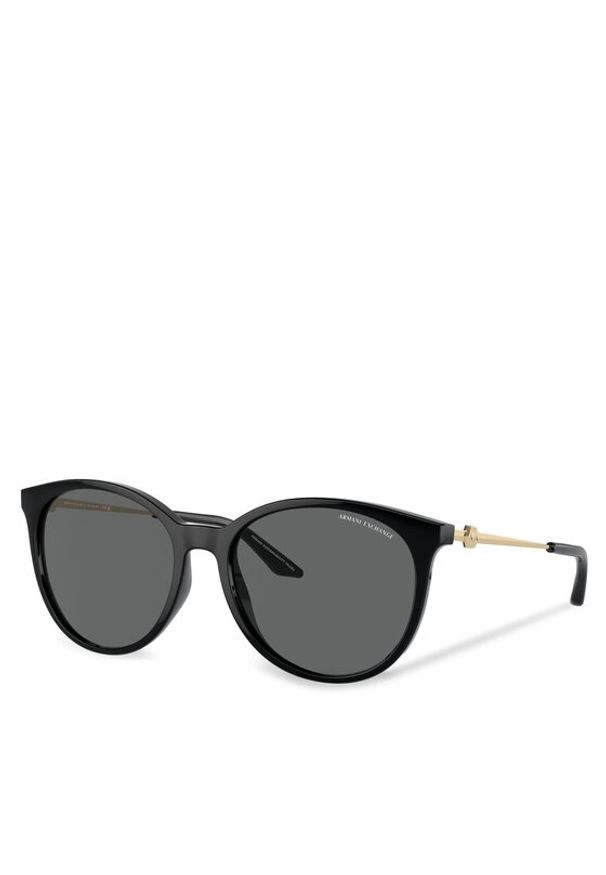 Armani Exchange Okulary przeciwsłoneczne 0AX4140S Czarny. Kolor: czarny