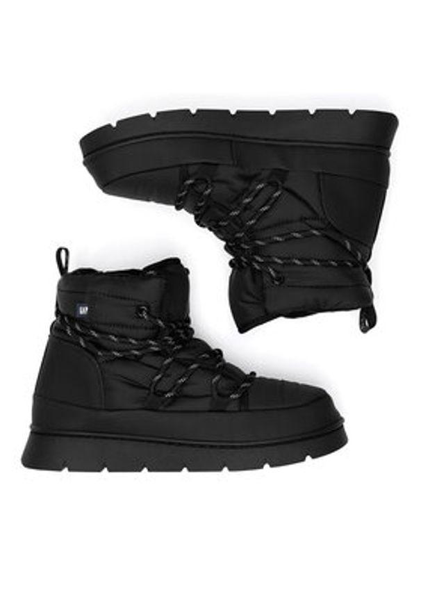 GAP - Gap Śniegowce RICHMOND WINTER HIGH W GP509052AW-BK00 Czarny. Kolor: czarny. Materiał: materiał