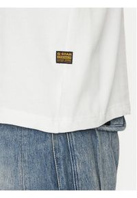 G-Star RAW - G-Star Raw T-Shirt Center D24780-C336 Biały Regular Fit. Kolor: biały. Materiał: bawełna #3
