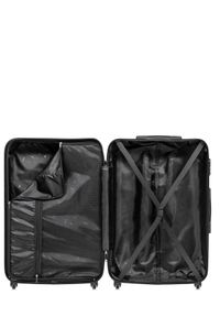 Ochnik - Komplet walizek na kółkach 19''/24''/28''. Kolor: czarny. Materiał: guma, poliester, materiał, kauczuk #3