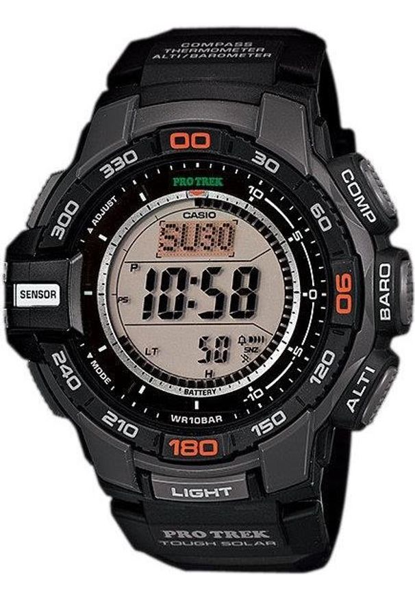 Zegarek Casio Męski PRG-270-1ER ProTrek czarny. Kolor: czarny