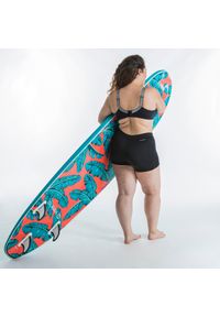 OLAIAN - Szorty surfingowe damskie Olaian Reva. Kolor: czarny. Materiał: materiał, poliester, elastan, poliamid