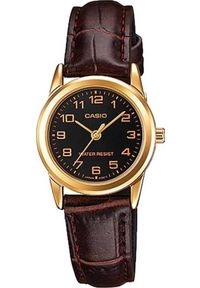 Zegarek Casio Zegarek marki Casio model LTP-V001 kolor Brązowy. Akcesoria damski. Sezon: Cały rok NoSize. Kolor: brązowy #1