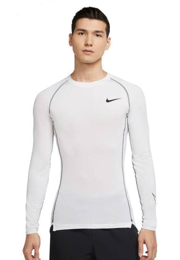 Koszulka Męska Termoaktywna Nike Pro Tight Compression. Kolor: czarny, biały, wielokolorowy. Sport: piłka nożna