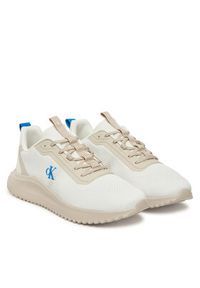 Calvin Klein Jeans Sneakersy Eva Runner Mix Ny YM0YM01387 Biały. Kolor: biały. Materiał: materiał