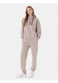 On Spodnie dresowe Club Pants 1WE1005 Beżowy Relaxed Fit. Kolor: beżowy. Materiał: bawełna #3