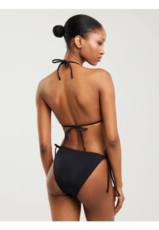 Big-Star - Dół od kostiumu kąpielowego czarny Bellsara 906. Kolor: czarny. Materiał: materiał. Wzór: nadruk