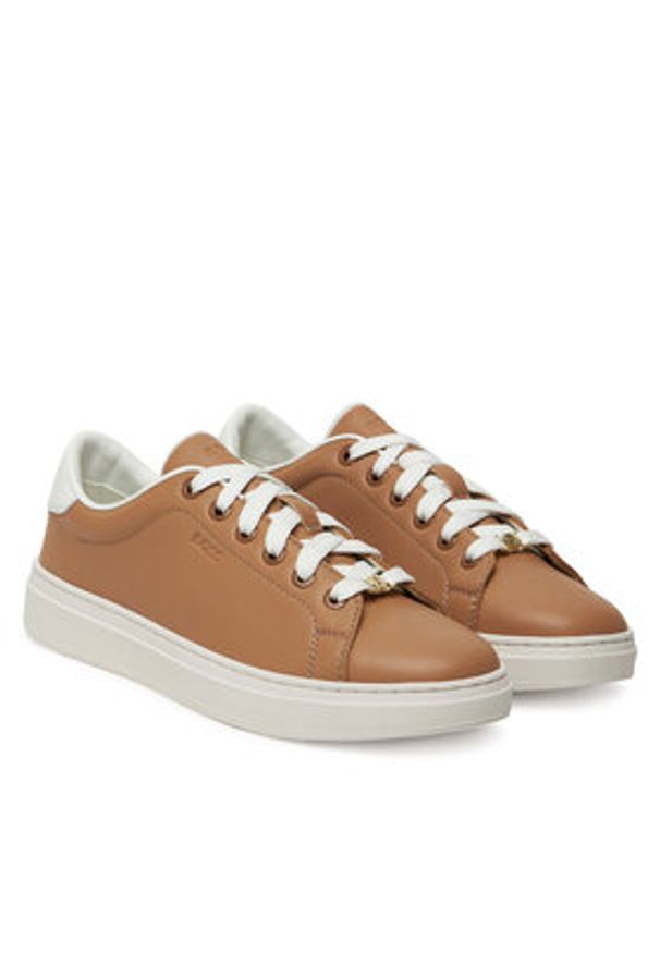 BOSS Sneakersy Kieran 50548110 Beżowy. Kolor: beżowy. Materiał: skóra