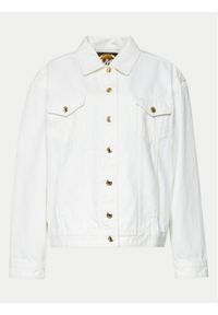 Michael Kors Kurtka jeansowa MR4104U80V Biały Relaxed Fit. Kolor: biały. Materiał: jeans