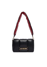 Love Moschino - LOVE MOSCHINO Torebka JC4318PP0NKM100A Czarny. Kolor: czarny. Materiał: skórzane #4