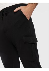 Brave Soul Spodnie dresowe MJB-69GAUZE Czarny Regular Fit. Kolor: czarny. Materiał: dresówka, bawełna