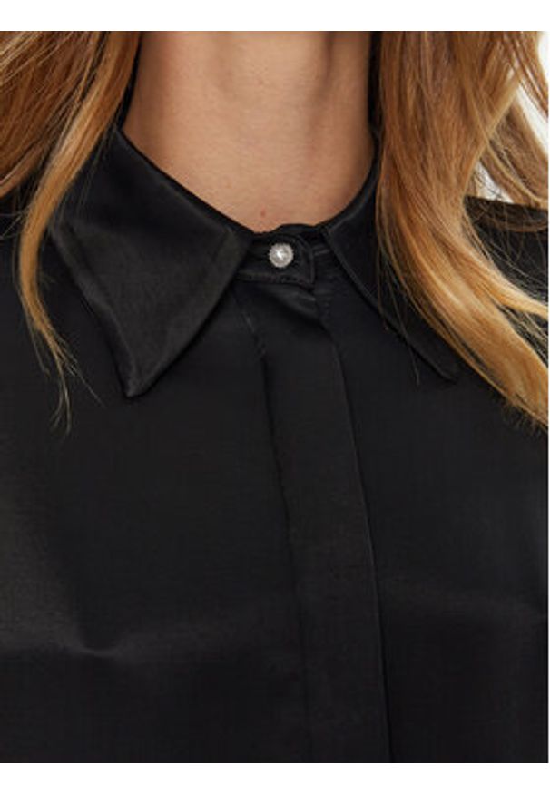 ACCESS FASHION Koszula 44-7044-198 Czarny Relaxed Fit. Kolor: czarny. Materiał: wiskoza