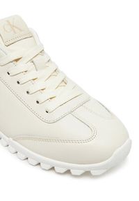 Calvin Klein Jeans Sneakersy Low Profile Runner YW0YW01751 Écru. Materiał: skóra