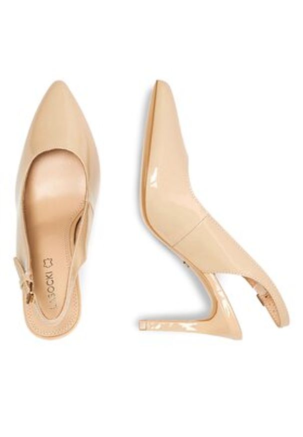 Lasocki Szpilki FEBI WFA1619-23Z Beżowy. Kolor: beżowy. Materiał: skóra. Obcas: na szpilce