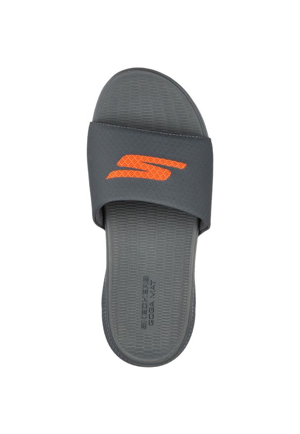 skechers - Klapki Skechers Go Consistent Sandal, Mężczyźni. Kolor: szary. Materiał: guma, materiał. Sport: pływanie, fitness