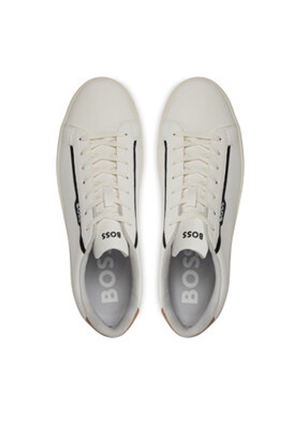 BOSS - Boss Sneakersy Rhys Tenn 50502869 Biały. Kolor: biały. Materiał: materiał