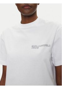 Karl Lagerfeld Jeans Sukienka codzienna A2W13036 Biały Regular Fit. Okazja: na co dzień. Kolor: biały. Materiał: bawełna. Typ sukienki: proste. Styl: casual #3