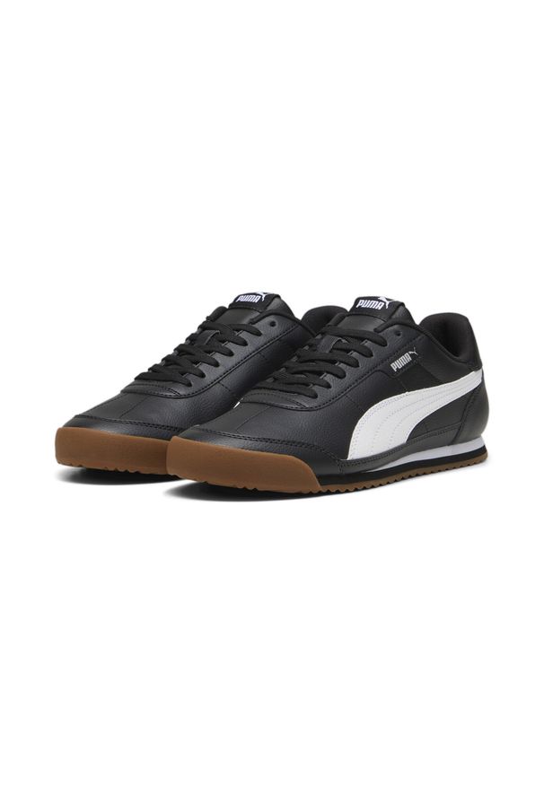 Puma - Sneakersy unisex PUMA Turino II PUMA Black White Silver Metallic. Kolor: biały, czarny, szary, wielokolorowy