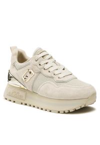 Liu Jo Sneakersy Maxi Wonder 52 BF3011 PX027 Beżowy. Kolor: beżowy. Materiał: zamsz, skóra #1