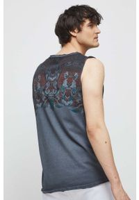 medicine - Medicine t-shirt bawełniany męski kolor szary. Kolor: szary. Materiał: bawełna. Wzór: nadruk #3