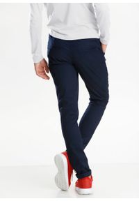 Spodnie chłopięce chino Slim Fit bonprix ciemnoniebieski. Kolor: niebieski #2