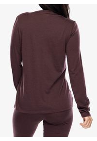 Bluza termiczna damska Odlo Merino 200 Nature Lover TS Crew Neck LS. Kolor: brązowy