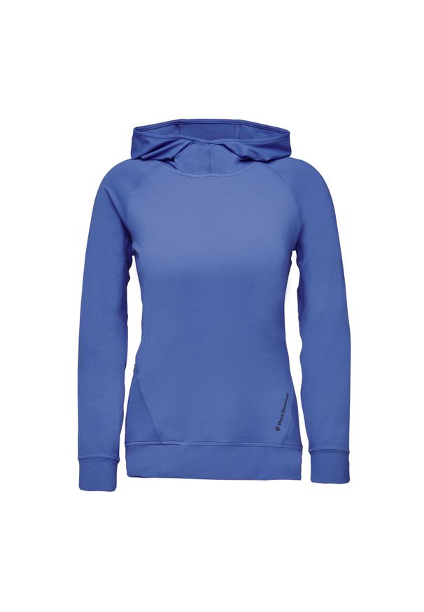 Bluza damska z kapturem Black Diamond Alpenglow. Typ kołnierza: kaptur. Kolor: niebieski. Sport: wspinaczka